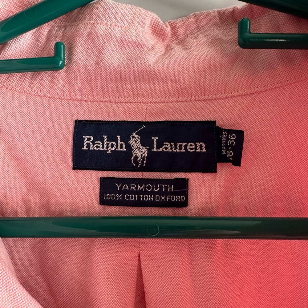 Ralph Lauren Men's Light Pink Casual Button-Down Shirt - Picture 3 of 3